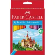 Faber-Castell: Set od 36 drvenih bojica u kutiji s motivom dvorca