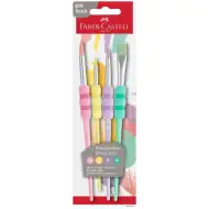 Faber-Castell: Soft Touch set četkica za akvarel, 4 komada, pastelne boje