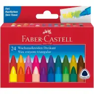 Faber-Castell: Trokutaste Jumbo voštane boje, set od 24 komada