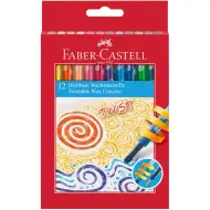 Faber-Castell: Twist voštane bojice, set od 12 komada