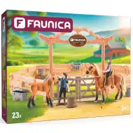 Faunica: Konjički klub s konjima i jahačima, set od 23 komada - Woodyland