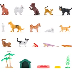 Faunica: Set igračaka domaćih životinja u kanti - Woodyland slika 2