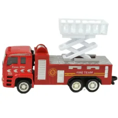 Fire Rescue Team: 4 komada metalni set vatrogasnih kamiona slika 3