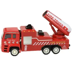Fire Rescue Team: 4 komada metalni set vatrogasnih kamiona slika 5