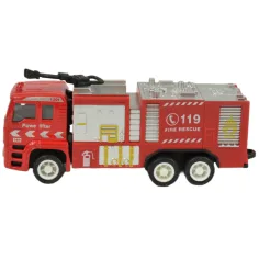 Fire Rescue Team: 4 komada metalni set vatrogasnih kamiona slika 7