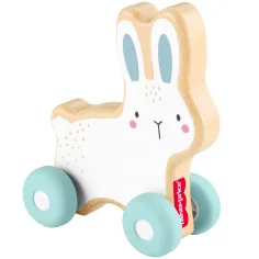 Fisher-Price: Drveni guralica zec - Mattel slika 2