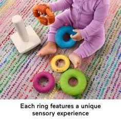 Fisher-Price: Senzorni Rock-A-Stack™ piramida prstenova - Mattel slika 4