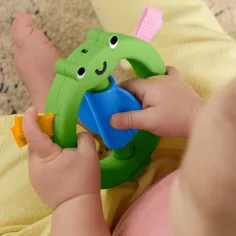 Fisher-Price: Vesela životinjska grickalica sa žabicom - Mattel slika 2