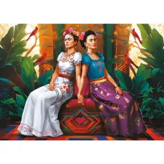 Frida Kahlo Dva lica jedna duša 1000 komada Premium plus kvaliteta puzzle - Trefl slika 2