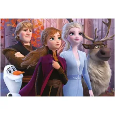 Frozen 2 2-u-1 puzzle od 108 dijelova i bojanka 50x35 cm - Lisciani slika 2