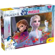 Frozen 2 2-u-1 puzzle od 24 dijelova i bojanka 50x35 cm - Lisciani