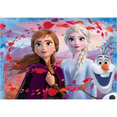 Frozen 2 2 u 1 puzzle od 60 dijelova i bojanka 50x35 cm - Lisciani slika 2
