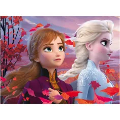 Frozen 2 u 1, ekološka slagalica od 60 dijelova i bojanka 70x50 cm - Lisciani slika 2