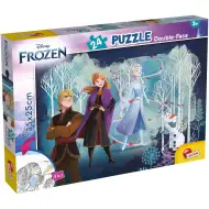 Frozen 2 u 1, puzzle od 24 dijela i bojanka 35x25 cm – Lisciani