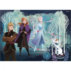Frozen 2 u 1, puzzle od 24 dijela i bojanka 35x25 cm – Lisciani slika 3