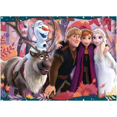 Frozen 2 u 1, slagalica od 48 dijelova i bojanka 35x25 cm - Lisciani slika 2