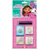 Gabi kućica za lutke set s pečatima i bojicama - Multiprint