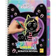 Gabiina kućica za lutke Pawtastic kreativni set za struganje slika 44 stranice - Lisciani