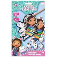 Gabina kućica za lutke – kreativni set strugalica za slike, magnet za hladnjak, 10 komada