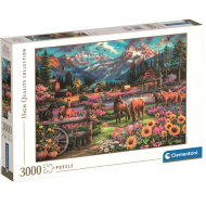HQC Slobodno galopirajući jahač, puzzle od 3000 dijelova - Clementoni