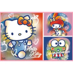Hello Kitty i prijatelji 2x200 slagalica - Trefl slika 2