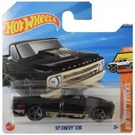 Hot Wheels: 67 Chevy C10 crni autić 1/64 - Mattel