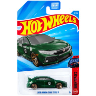 Hot Wheels: 2018 Honda Civic Type R zeleni autić 1/64 – Mattel