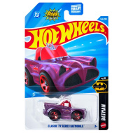 Hot Wheels: Batmobile iz klasične TV serije, ljubičasti autić 1/64 - Mattel
