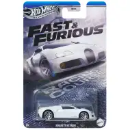 Hot Wheels: Brzi i žestoki Bugatti Veyron bijeli autić 1/64 - Mattel