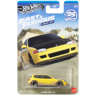 Hot Wheels: Brzi i žestoki Honda Civic EG žuti autić 1/64 - Mattel