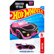 Hot Wheels: Monster High Ghoul Mobile crni autić 1/64 - Mattel