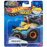 Hot Wheels Monster Truck: Great Bite autić koji mijenja boju 1/64 - Mattel