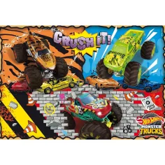 Hot Wheels Monster Trucks 2 x 60-dijelna maxi podna slagalica 50x35 cm - Lisciani slika 2