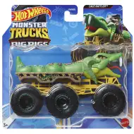 Hot Wheels Monster Trucks: Big Rigs Cage Rattler šesterokota vozilo 1:64 - Mattel
