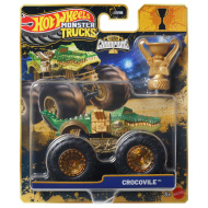 Hot Wheels Monster Trucks: Crocovile šampion monster autić s trofejem 1/64 - Mattel