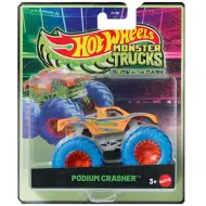 Hot Wheels Monster Trucks: Podium Crasher narančasti svijetleći autić 1/64 – Mattel