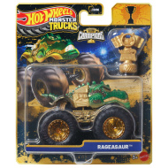 Hot Wheels Monster Trucks: Rageasaur - šampionski monsterski autić s peharom 1/64 - Mattel