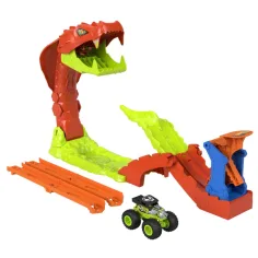 Hot Wheels Monster Trucks: Set za stazu s ugrizom zmije - Mattel slika 2