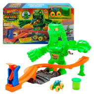Hot Wheels Monster Trucks Slime-čudovište Kaos komplet staze - Mattel