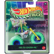 Hot Wheels Monster Trucks: Try-To-Crush-Me autić koji svijetli u mraku 1/64 - Mattel