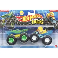 Hot Wheels Monster Trucks: Wave Wrecker vs Duck N Roll set od 2 automobila 1/64 - Mattel