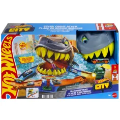 Hot Wheels: Napad morskog psa - set staze s autićem - Mattel
