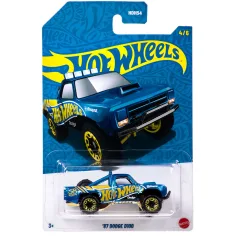 Hot Wheels Pearl & Chrome: 87 Dodge D100 autić 1/64 - Mattel