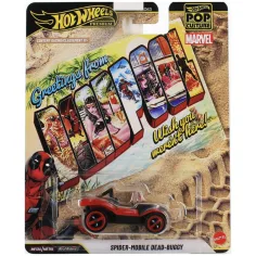 Hot Wheels Pop kultura Deadpool Spider-Mobile Dead-Buggy autić u mjerilu 1:64 – Mattel