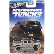 Hot Wheels Srebrna serija: 2019 Chevrolet Silverado Trail Boss LT autić 1/64 - Mattel