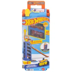 Hot Wheels: Turbo start garaža s dva autića - Mattel