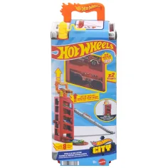 Hot Wheels: Turbo start vatrogasna postaja s 2 autića - Mattel