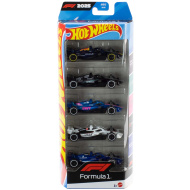 Hot Wheels: set od 5 autića Formule 1 u mjerilu 1/64 - Mattel