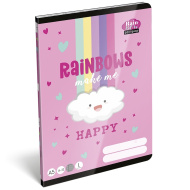 ICO: Lizzysuli Lollipop Rainbow bilježnica s uzorkom duge, linirana, A5 14-32