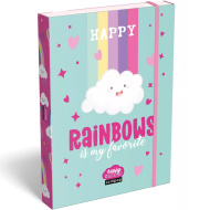 ICO: Lizzysuli Lollipop Rainbow mapa za bilježnice s gumicom A5